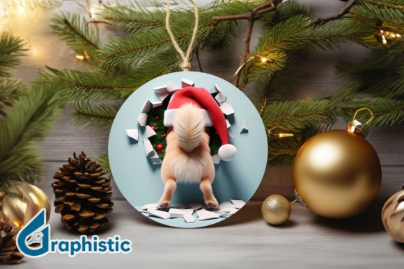 3D Dog Christmas Ornament Back 35 Review