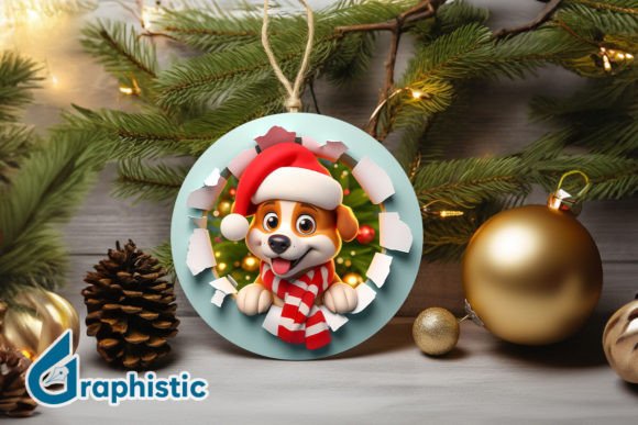 3D Dog Christmas Ornament Front 26: A Review for Modern Illustrations
