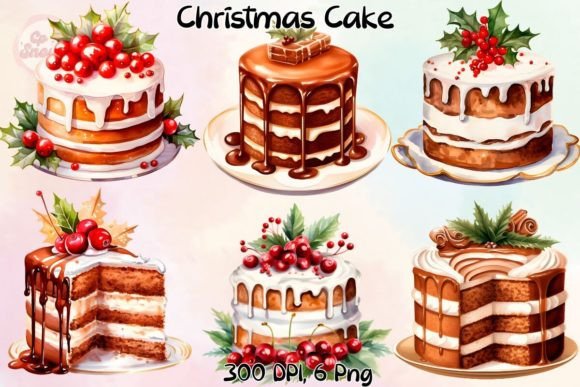 Christmas Cake Sublimation Clipart: A Designer's Review of Seasonal Illustrations