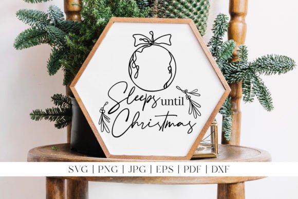 Christmas Countdown Sleeps Until Xmas Illustrations Review