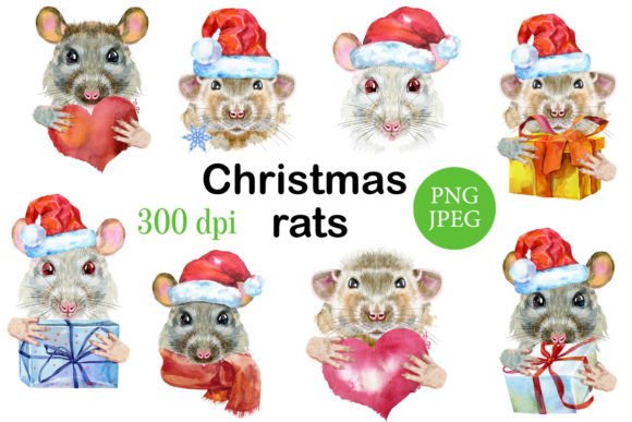 Christmas Rats: A Review of Festive Illustrations for Sellers