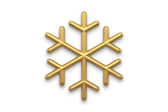 Christmas Snowflake 3d Illustration for Creative Sellers