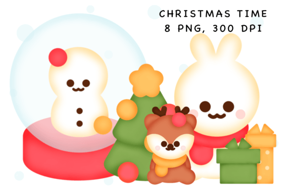 Christmas Time Sticker: A Designer's Review of Seasonal Illustrations