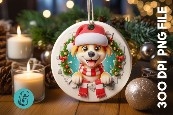 Cute Dog Christmas Ornament Front 38: A Review for Digital Sellers