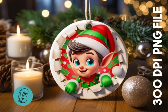 Cute ELF Christmas Ornament F 122 Review