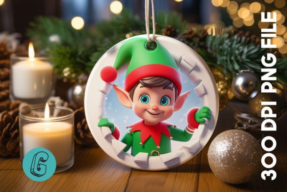 Cute ELF Christmas Ornament F 136 Review