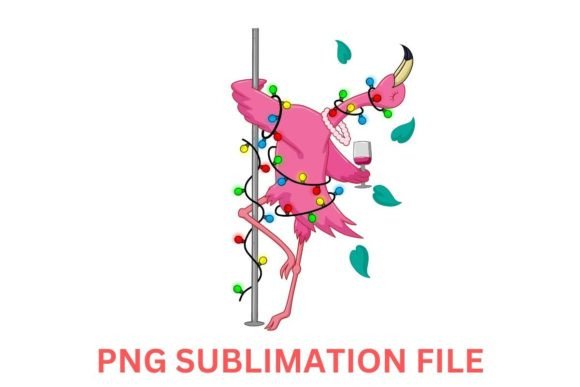 Festive Flamingo Christmas Dancer - PNG: A Review of Premium Illustrations