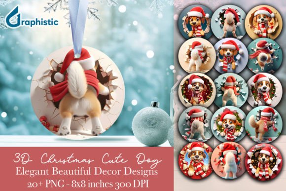 Ornament 2-side Dog Christmas Bundle Review