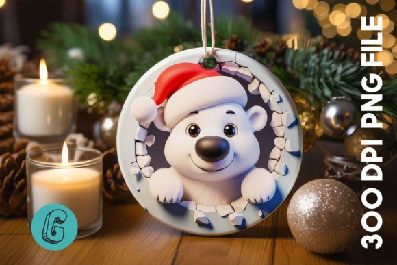 Polar Bear Christmas Ornament F 116: A Review for Sellers
