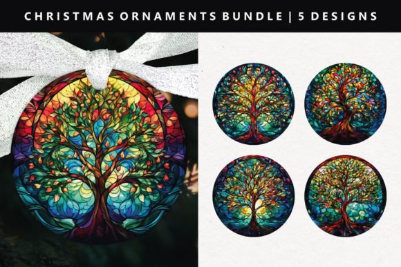 Tree Christmas Ornament Design: A Review of Seasonal Illustrations